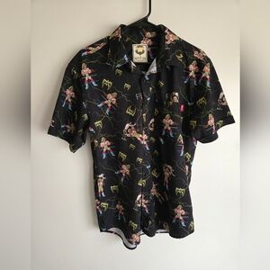 WWE Legends The Ultimate Warrior Button Down Shirt